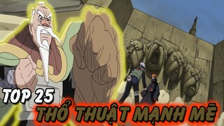 Top 25 Nhẫn Thuật Hệ Thổ Mạnh Mẽ Trong Naruto - Hê Chakra Nguyên Tố Thiên Về Phòng Thủ