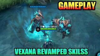 New Revamped Vexana GAMEPLAY | New Skills Update & Look | Upcoming META | MLBB