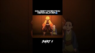 Coldest moments in Demon slayer (part 1) #shorts #demonslayer