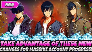 *TAKE ADVANTAGE OF THESE BIG NEW CHANGES & TIPS* TO MAXIMIZE ACCOUNT PROGRESSION Solo Leveling Arise