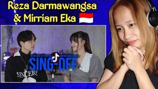 Reza Darmawangsa & Mirriam Eka- SING-OFF TIKTOK SONGS PART8 (Fortune Cookie,Ela Ja Ta Louca)Reaction