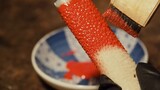 [Handmade] Boss Rèn Thanh Gươm Diệt Quỷ Damascus Phiên Bản Thu Nhỏ Của Kiếm Kamado Tanjiro Nichirin 