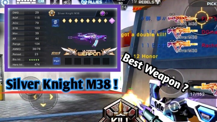 Crisis Action : Review Weapon Silver Knight M38 | Rank Match
