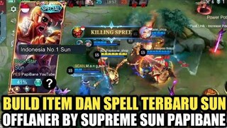 BUILD DAN SPELL TERBARU SUN EXP LANE BY SUPREME 1 INDONESIA