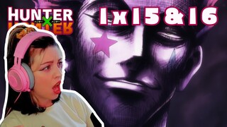 Intense Showdown: Reacting to Hunter x Hunter Episodes 15 & 16! Hisoka's Bloodlust?!