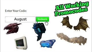 Roblox Promo Codes 2019 September