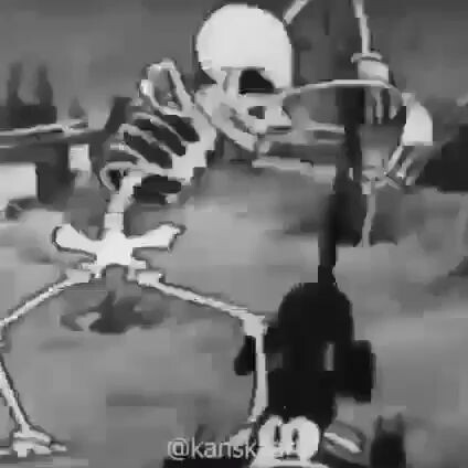 spooky skeleton