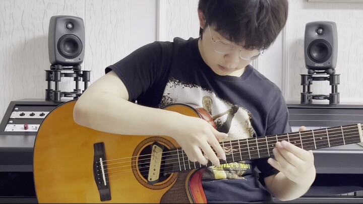 Performa tinggi sepanjang jalan! Adaptasi fingerstyle dari "Retro"