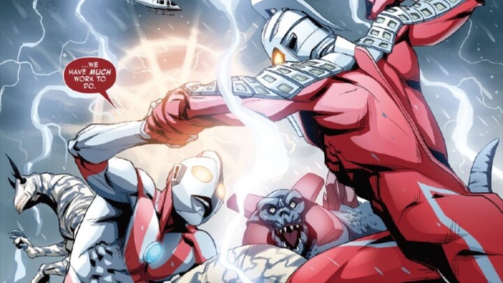 Ultraman vs Ultraman Seven Marvel Comics