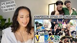 KinnPorsche Cast Universal Studio REACTION | Be On Cloud Voyage | EP1 Singapore
