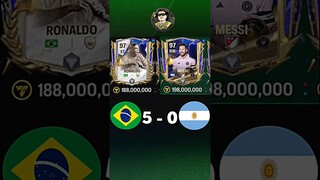 BRAZIL VS ARGENTINA IN FC MOBILE 24 #fcmobile #fifa  #football #fc24 #fcmobile24 #fifa