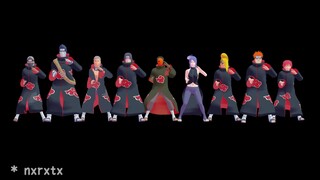 gangnam style【NARUTO MMD】AKATSUKI*ITACHI*DEIDARA*SASORI*KISAME*TOBI*HIDAN*KAKUZU*KONAN*PAIN