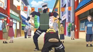 [Boruto] Boruto berlutut di jalan dan memohon Kakashi untuk mengajarinya