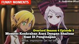 Aura's Moment With Shaltear Is Very Familiar like brother and sister ~ Overlord Season 4 Episode 5