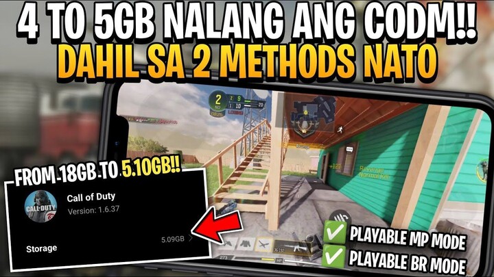 4GB-5GB Nalang Ang Call of Duty Mobile Dahil Sa Bagong Update Nato!! Codm Latest