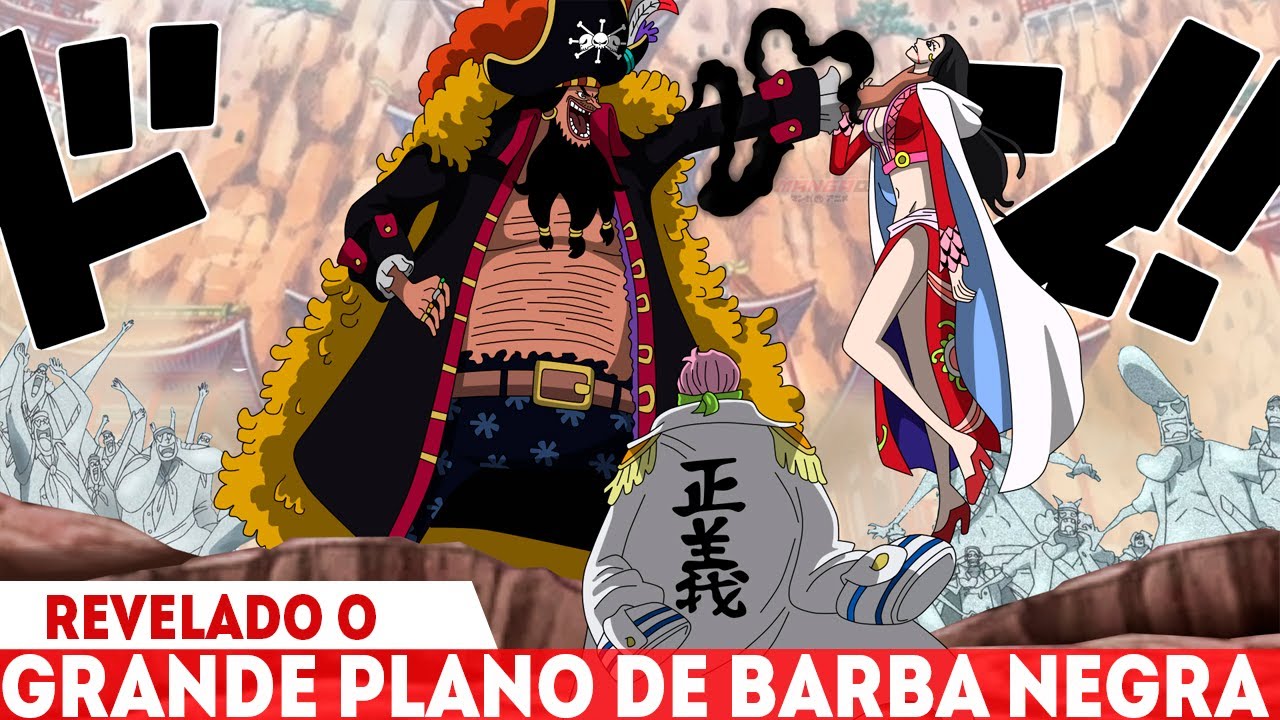 One Piece  Qual é o segredo de Barba Negra?