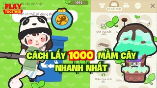 Play Together | Cách Đổi Mầm Cây Mua Khinh Khí Cầu Nhanh Nhất Lấy Hành Động Thiên Thần Tuyết Free