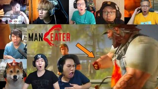 REAKSI KAGET GAMER MELIHAT ANAK HIU MUTUSIN TANGAN SI PEMBURU!!! | MAN EATER INDONESIA