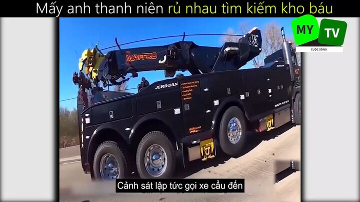 Mấy anh thanh niên rảnh rỗi đi tìm kho báu bằng nam châm điện_ đời sống_ phần 2