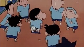 "Pengeditan Adegan Terkenal Crayon Shin-Chan" Shin-chan: "Ini seperti animasi superman yang dengan l