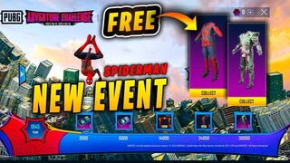 ADVENTURE CHALLENGE SPIDERMAN | NEW EVENT IN PUBG MOBILE | HARDMANTRICKS