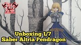 Unboxing 1/7 Saber Altria Pendragon Review Kotobukiya | Fate Stay Night Figure Recast Bootleg Kw ID
