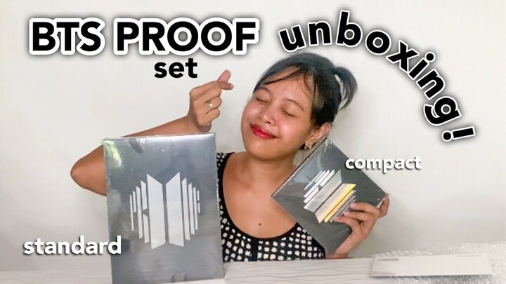 BTS PROOF Album Unboxing ! BTS Proof Standard and Compact Edition Unboxing Philippines!