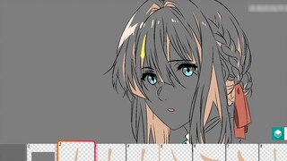 Tôi đã vẽ bức tranh Itache của Violet trong Horizon 4! [Violet Evergarden][Horizon 4] Paint Painting