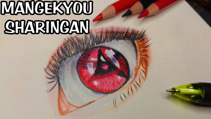 DRAWING MANGEKYOU SHARINGAN 🔥