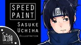 SPEED PAINT #illustration : Sasuke Uchiha