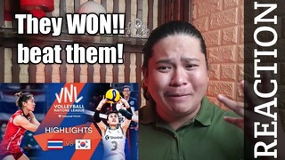 🇹🇭 THA vs. 🇰🇷 KOR - Highlights Week 3 | Women's VNL 2022 REACTION || Jethology