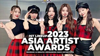 Asia Artist Award 2023 First Line-Up