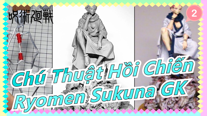 [Chú Thuật Hồi Chiến] Tạo Ryomen Sukuna với đất sét (Màu)_2