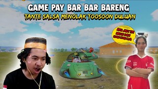 "CHALLANGE BARENG TANTE SALSA" Tante Salsa Menolak Toosoon Duluan | PUBG Mobile