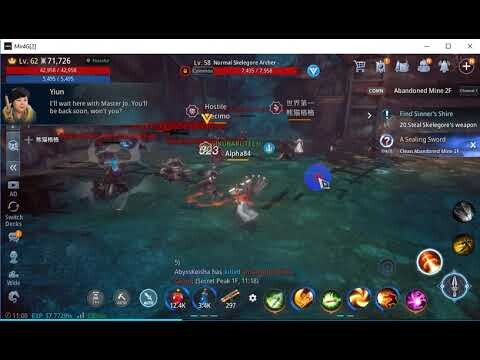 [MIR4] Snake Pit Request - A Sealing Sword  - Clean Abandoned Mine 2F