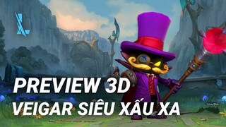 Tốc Chiến | Preview 3D Skin Veigar Siêu Xấu Xa | Yugi Gaming