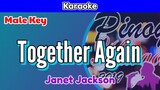 Together Again by Janet Jackson (Karaoke : Male Key)