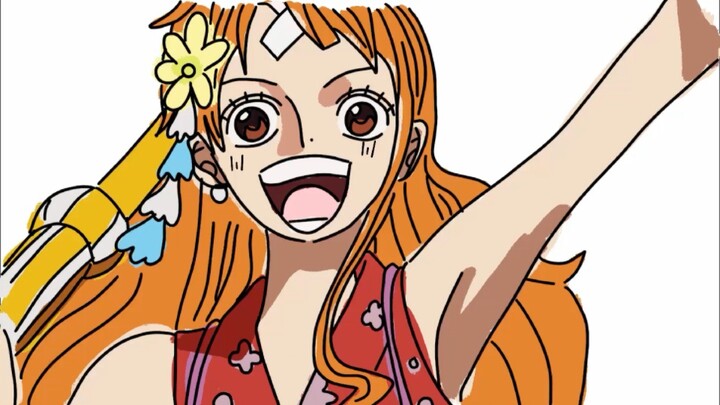 Drawing Nami from One Piece