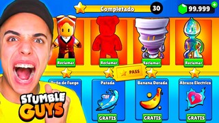 COMPRÉ el NUEVO PASE de STUMBLE GUYS al MAXIMO! 🤑 *skin especial*