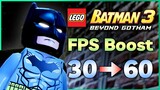 FPS Boost | LEGO Batman 3: Beyond Gotham (30fps vs 60fps Gameplay)