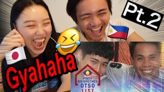 Japanese Reacts "PBB Otso List: 8 funniest scenes of comic duo Fumiya and Yamyam"