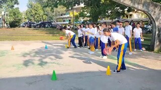 PE time. #dribbling🏀