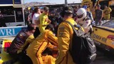Kyle Busch punches Joey Logano in the face