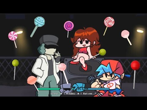 FNF vs Garcello but he holds a lollipop | Garcello Timeskip New Songs Reunion & Ease