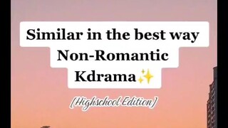 Similar Non-Romantic Kdramas [Highschool Edition]