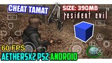 GAME RESIDENT EVIL 4 PS2 AETHERSX2 ANDROID BEST SETTING 60FPS CHEAT CODEBREAKER
