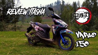 REVIEW MODIFIKASI HONDA VARIO 150 ITASHA INDONESIA (KANAO KIMETSU NO YAIBA)