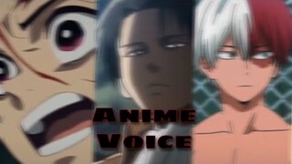 voice actor Anime characters || TikTok