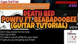 Powfu Feat. Beabadoobee - Death Bed (Guitar Tutorial)