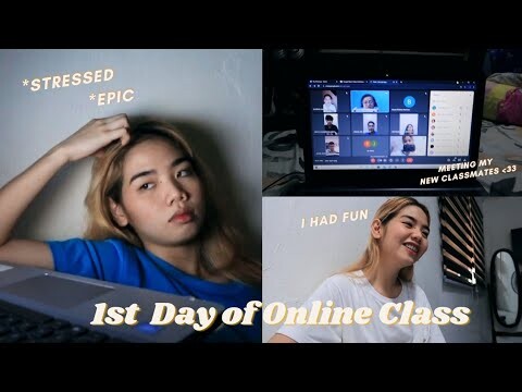 FIRST DAY OF SENIOR HIGH *online classes* | Jamaica Galang